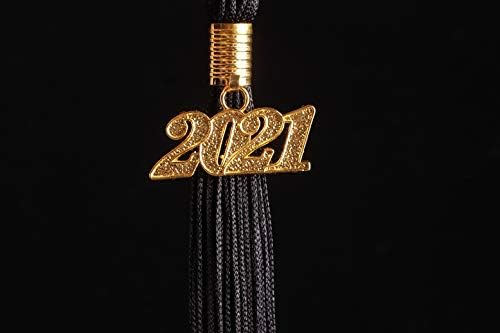 Graduation Tassel with Gold 2021 Year Charm