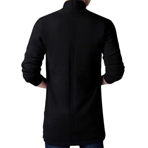 Wjnvfioo Men Thin Knitted Cardigan Sweater Spring Autumn Solid Sweater Long Sleeved Slim Fit Cardigan Sweater3