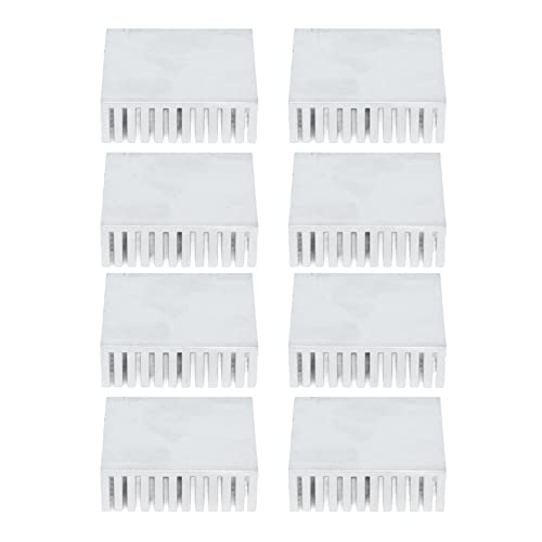 Disipador de calor de aleación de aluminio 50x50x15mm para CPU amplificador LED 8uds