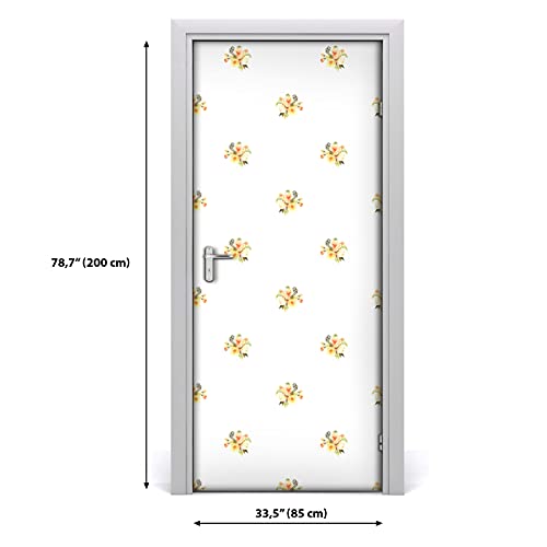 Etiqueta de la puerta autoadhesiva impermeable para proteger de humedad 4
