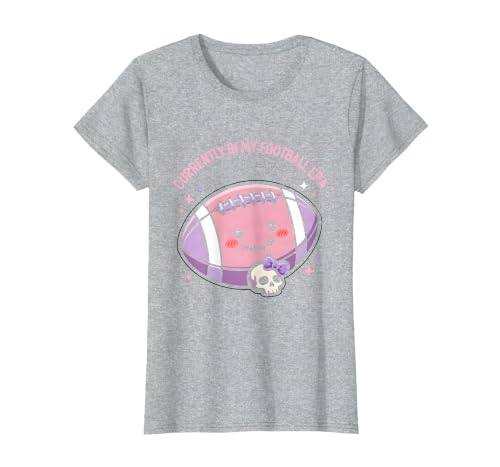 Currently in My Obsessed with Football Era Design T-Shirt, Women, Heather Grey, 3X-Large