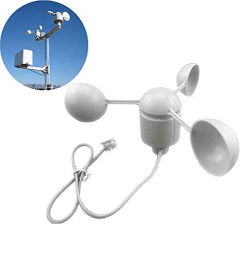 Star Screen Ersatz-Windgeschwindigkeitssensor für Wetterstation, 1 PCS Ersatzteil für Wetterstation zum Testen der Windgeschwindigkeit, Windgeschwindigkeitssensor Anemometer Cover