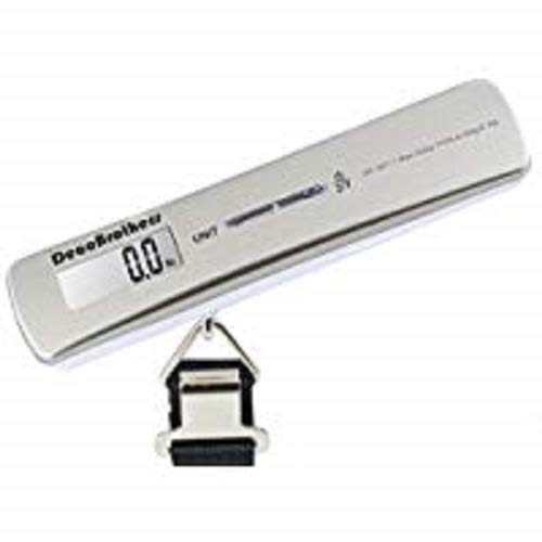 DecoBros 110lb/50kg Electronic Digital Luggage Hanging Scale, Temperature Sensor