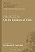 Proclus: On the Existence of Evils (Ancient Commentators on Aristotle)