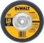 DEWALT DW8329 7" x 5/8"-11 60 Grit Zirconia Angle Grinder Flap Disc (Pack of 5)5