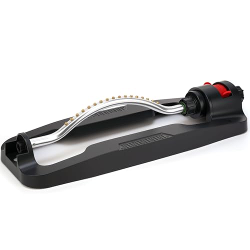 enrgticdg Lawn Sprinkler,Garden Oscillating...