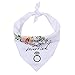 LAIYOHO Hunde-Bandanas My Humans Are Getting Married Pet Bandanas Hochzeits-Bandana Hochzeits-Haustier-Bandana-Schal mit eleganten Blumenblättern Rautenmustern für Hunde-Katzen-Liebhaber