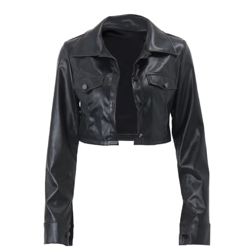 leather double zip jacket black M 短丈 Y2K 31jPYNEVktL.jpg
