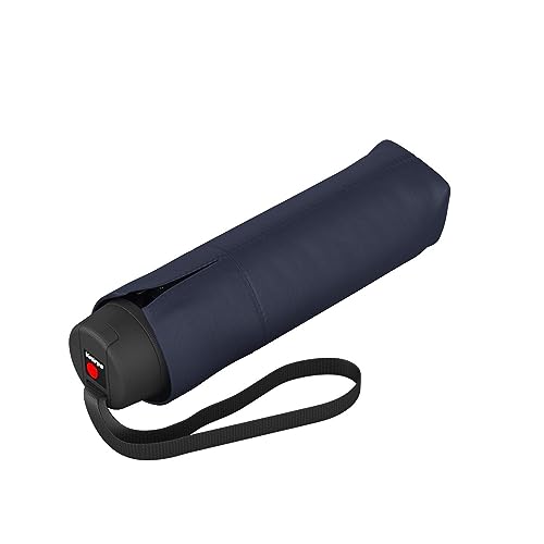 Knirps Regenschirm I.010 Small Manual mit Schirmtasche I kleiner Handöffner Taschenschirm für unterwegs I windstabiler & leichter Mini Schirm