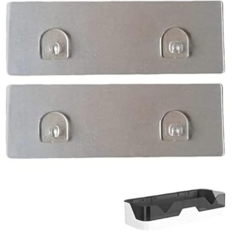 BLYPHOO No-trace Wall Adhesives Waterproof Adhesive Replacement Strong Sticky Adhesive Pad - Nail Free Adhesive Hook Strip for Shower Caddy Shelf Organizer-2 Pack Cover