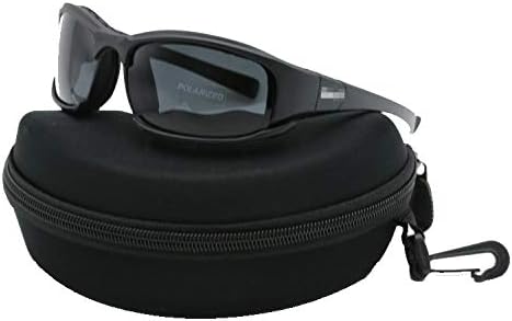 Miniatura 6 de Unifizz X7 - Gafas de sol militares tácticas, lentes polarizadas, unisex, color negro, con kit de 4 lentes para entrenamiento