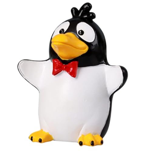 Soporte de pingüino decorativo para mesita de noche