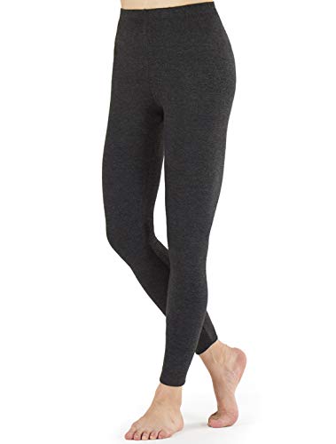 YOUCHAN Leggings mujer Mallas Pantalones Largos Deportivas Casuales para Dama-Melange Oscuro-XL