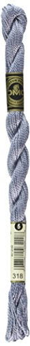 Hilo de Algodón Perla DMC 115 5-318 Gris Acero Claro miniatura 1