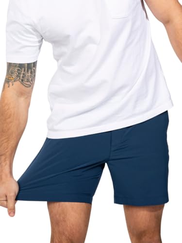 Image of Chubbies Everywear Men's Shorts - Mens Shorts Casual 6in Inseam, Elastic Waist, Water-Resistant, Zipper Pocket
