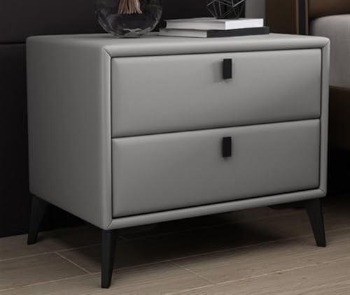 Table de chevet multifonctionnelle moderne bois cuir table basse - 6