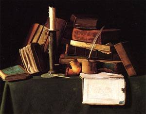 Peinture à l'huile Still Life de J.F. Peto, tableau de maître pour salon élégant