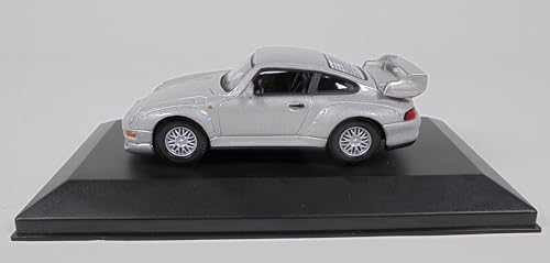 Auto miniatura compatible Porsche 911 GT2 1:43 gris miniatura 2