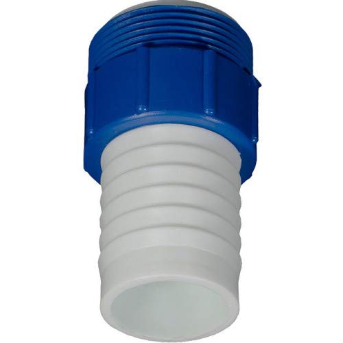 Adaptador Para Conexão de Mangueira de Piscina Azul e Branco