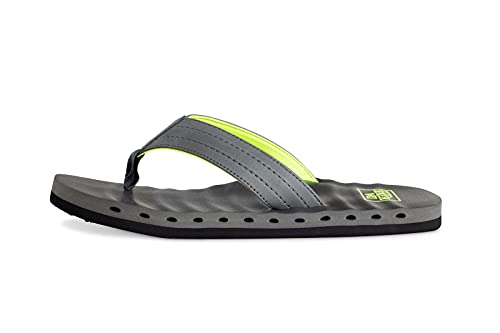 Dakine Men's Ho'okipa Ultra-Lightweight Performance Sandal - Cushioned Flip Flops, Gunmetal, 84