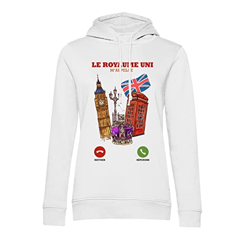 Sweat à capuche Royaume-Uni idéal pour voyager et flâner avec le style Londres