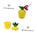ABOOFAN Plastic Pineapple Cups Straws Drink Mugs Hawaiian Luau Party Decorations Random