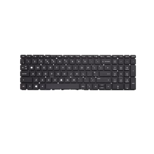 Teclado HP 258 G6 solucion para teclas rotas con diseño negro y distribucion UK English