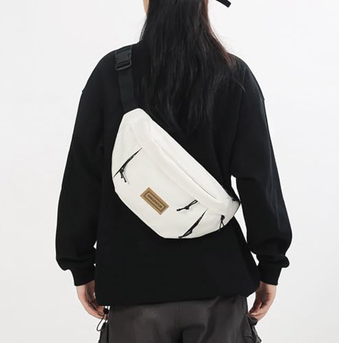 Sac banane mixte gris en petite taille avec sangle réglable - 6