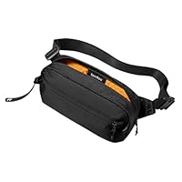 tomtoc Anti-Diebstahl Sling Bag 3,5L – Umhängetasche Schultertasche Crossbody Bag für Herren Damen mit RFID-Schutz für Switch, iPad mini | spritzwassergeschützt | Alltag, Reise, EDC | Schwarz