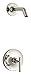 Kohler TLS14422-4-SN K-TLS14422-4-SN Purist Rite-Temp Shower Valve Trim with Lever Handle, Less showerhead Vibrant Polished Nickel