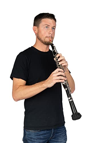 Gator Cases Double-Layer Wind Instrument Cover for Clarinet & Oboe; Fits Bell Sizes Ranging from 2.5 to 3.5-Inches, Black (GBELLCVR0203BK-NF)