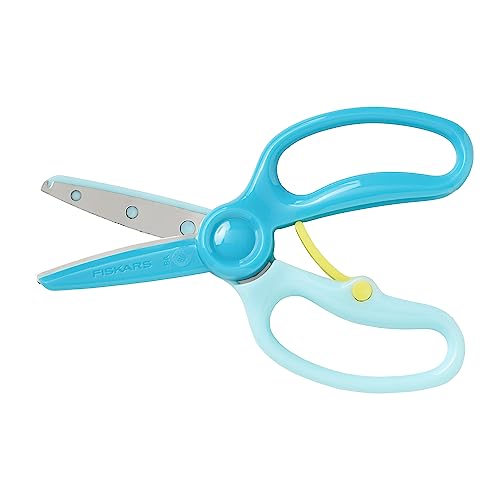 Fiskars Tesoura de treinamento para crianças a partir de 3 anos com fácil aderência (pacote com 3) -