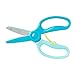 Fiskars Training Scissors for Preschoolers Ages 3+ (3-Pack), Small Kids Safety Scissors with Training Lever, Easy to Use, Preschooler Art Supplies, Back To School, Turquoise and Red
