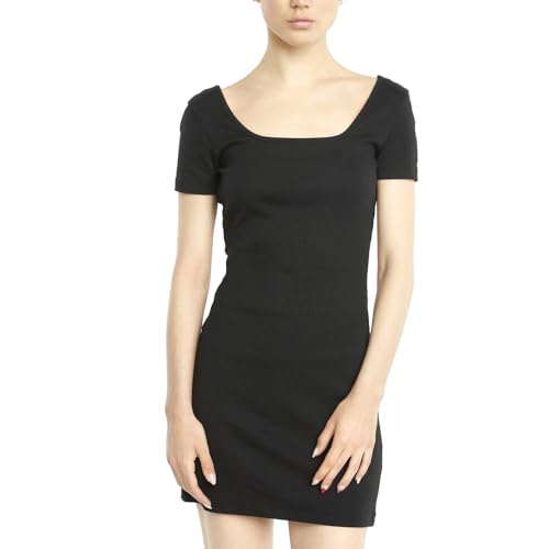 Robe en coton PUMA Classics grande taille avec col carré moderne et coupe flatteuse