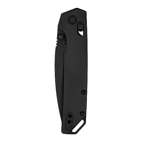 Image of Kershaw Iridium Reverse Tanto Folding Pocket Knife, Sleek 3.4 inch D2 Steel Blade, DuraLock Locking Mechanism, Aluminum Handle, Designed in the USA