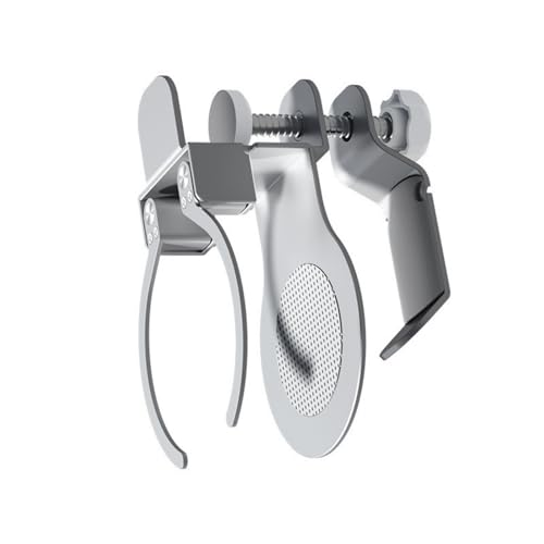 NoDrill 調節可能なデスククランプ カップホルダー 飲料容器用 スイベル ヘッドフォンラック オフィスアクセサリー ケーブル収納 調節可能 デスク下ヘッドセットホルダー