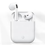 Fones de Ouvido Sem Fio Bluetooth 5.4 Compatível com Todo Celular Cancelamento Ruído Bateria 16 Horas, Conecta com Notebook-Branco