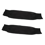 Toddmomy Schnittfeste Arbeitsschutz Ärmel Schwarze PE Beschichtung Schnittfeste Ärmel für...