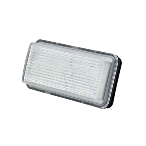 Luz trasera blanca de matrícula para Toyota Land Cruiser con iluminación brillante