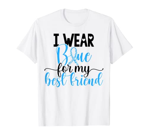 Me pongo azul para mi mejor amigo Concientización sobre el cáncer de colon Camiseta