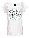 The Mandalorian Warrior Damen Loose-Shirt Weiss, Größe:L