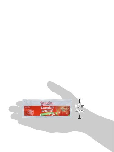 BAUTZ‘NER Tomaten Ketchup – 150 x 20 ml Pack – Protionsbeutel – Tomaten-Ketchup – Original Bautzner Rezeptur – Ohne Zusatz von Konservierungsstoffen und Geschmacksverstärkern – Ketchup
