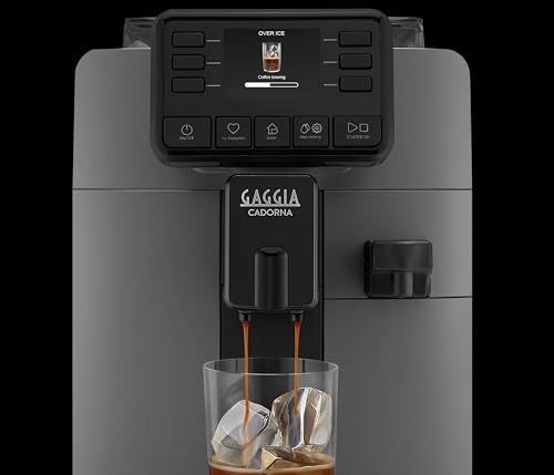 Image of Gaggia Cadorna Prestige Over Ice Automatic Espresso Machine Moonlight Grey