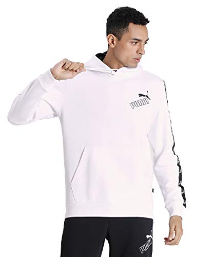 PUMA Amplified Hoodie FL Sudadera, Hombre, Negro, XL