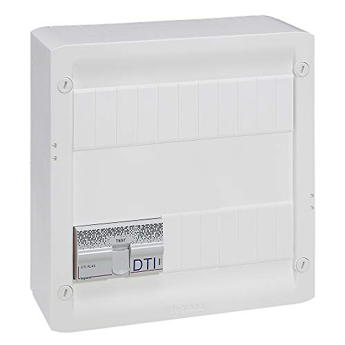 Coffret multimédia basique avec brassage - équipé et précâblé 4 prises RJ45