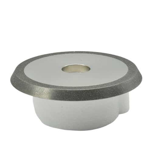 Roue d'affûtage diamantée 125mm contre l'usure des outils avec bord biseauté grain 400
