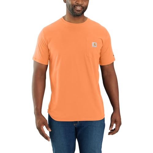 Image of Carhartt Men's Force Relaxed Fit Midweight Short-Sleeve Pocket T-Shirt