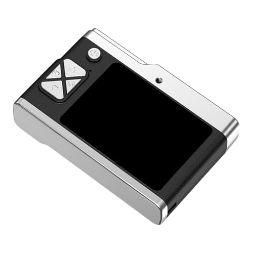 Fotocamera digitale, doppia fotocamera anteriore e posteriore per studenti, pixel da 6400 W, zoom 8x, schermo da 2,4 pollici, supporta la registrazione 4K
