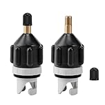 FDRJKN 2 Pack Inflatable Pump Adaptors, Pump Adapter for Paddleboard Accessories, Universal Air Valve Converter for Inflatable Boat, Stand Up Paddle Board, Kayak