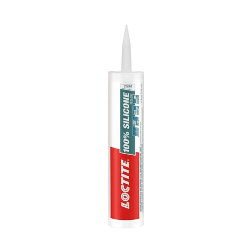 Loctite 1508974 Clear Polyseamseal 100% Silicone Sealant Tube, 10 oz